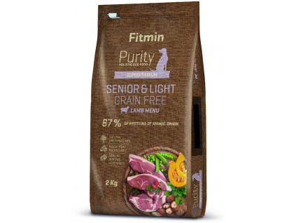 Fitmin dog Purity GF Senior & Light Lamb 2kg z kategorie Chovatelské potřeby a krmiva pro psy > Krmiva pro psy > Granule pro psy