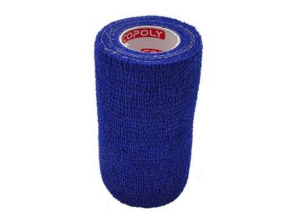 Obinadlo elast. CoPoly 10cm x 4,5m modrá