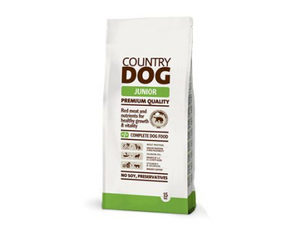 Country Dog Junior 15kg z kategorie Chovatelské potřeby a krmiva pro psy > Krmiva pro psy > Granule pro psy
