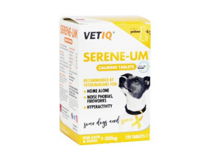 Serene-UM pro psy a kočky 120tbl z kategorie Chovatelské potřeby a krmiva pro psy > Vitamíny a léčiva pro psy > Zklidnění, nevolnost u psů