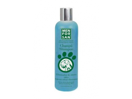 Menforsan Šampon proti zápachu s pudrovou vůní 300ml z kategorie Chovatelské potřeby a krmiva pro psy > Hygiena a kosmetika psa > Šampóny a spreje pro psy