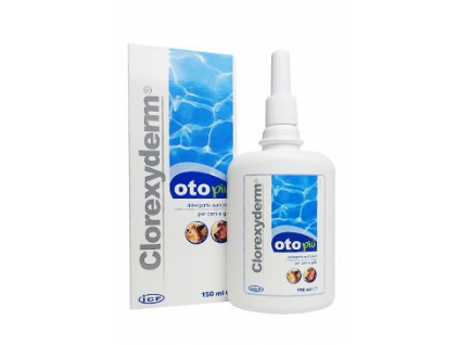 ICF Clorexyderm OTO Piú 150ml z kategorie Chovatelské potřeby a krmiva pro psy > Hygiena a kosmetika psa > Oční a ušní péče psa