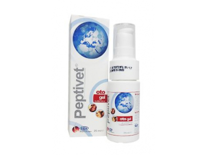 ICF Peptivet Oto gel 25ml z kategorie Chovatelské potřeby a krmiva pro psy > Hygiena a kosmetika psa > Oční a ušní péče psa