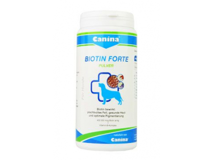 Canina Biotin Forte plv 200g z kategorie Chovatelské potřeby a krmiva pro psy > Vitamíny a léčiva pro psy > Kůže a srst psů