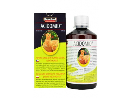 Acidomid K králíci 500ml z kategorie Chovatelské potřeby a krmiva pro hlodavce a malá zvířata > Vitamíny, minerální bloky