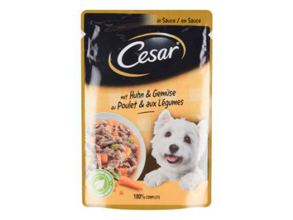 Cesar Tasty kapsička kuřecí ve šťávě 100g z kategorie Chovatelské potřeby a krmiva pro psy > Krmiva pro psy > Kapsičky pro psy