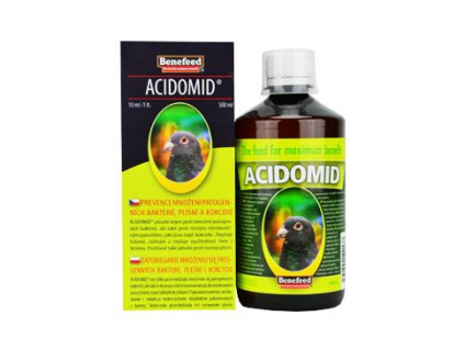 Acidomid H holubi 500ml z kategorie Chovatelské potřeby pro ptáky a papoušky > Vitamíny, minerály pro papoušky > Vitamíny pro papoušky