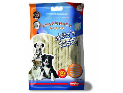 Nobby StarSnack White'n Tasty pamlsek tyčinky 12,5cm 30ks z kategorie Chovatelské potřeby a krmiva pro psy > Pamlsky pro psy > Bílé kosti pro psy