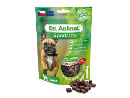 Noviko pochoutka Dr. Animal Sportline jehněčí 100g z kategorie Chovatelské potřeby a krmiva pro psy > Pamlsky pro psy > Poloměkké pamlsky pro psy