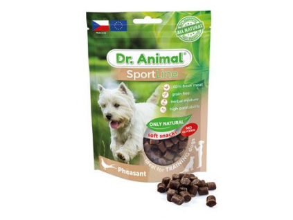 Noviko pochoutka Dr. Animal Sportline bažant 100g z kategorie Chovatelské potřeby a krmiva pro psy > Pamlsky pro psy > Poloměkké pamlsky pro psy