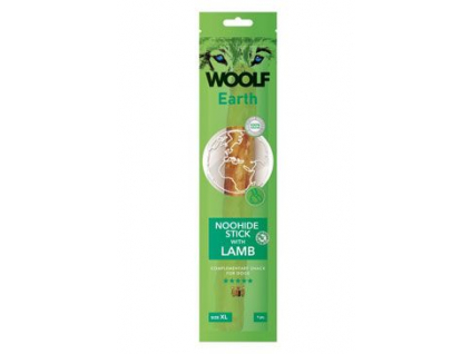 Woolf pochoutka Earth NOOHIDE XL Stick with Lamb 85g z kategorie Chovatelské potřeby a krmiva pro psy > Pamlsky pro psy > Pamlsky z přírodní želatiny pro psy