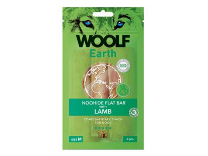 Woolf pochoutka Earth NOOHIDE M Lamb 90g z kategorie Chovatelské potřeby a krmiva pro psy > Pamlsky pro psy > Pamlsky z přírodní želatiny pro psy