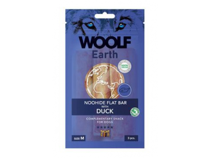 Woolf pochoutka Earth NOOHIDE M Duck 90g z kategorie Chovatelské potřeby a krmiva pro psy > Pamlsky pro psy > Pamlsky z přírodní želatiny pro psy