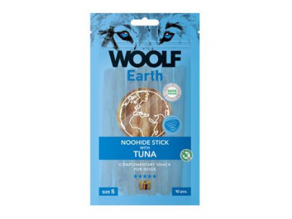 Woolf pochoutka Earth NOOHIDE S Tuna 90g z kategorie Chovatelské potřeby a krmiva pro psy > Pamlsky pro psy > Pamlsky z přírodní želatiny pro psy