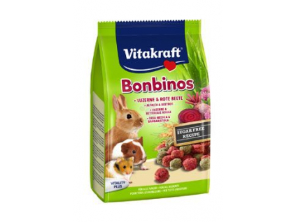 Vitakraft all Rodent poch. BonBinos Rote Bete 40g z kategorie Chovatelské potřeby a krmiva pro hlodavce a malá zvířata > Pamlsky pro hlodavce