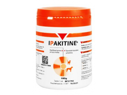 Ipakitine plv 180g z kategorie Chovatelské potřeby a krmiva pro psy > Vitamíny a léčiva pro psy > Ledviny a močové cesty u psů