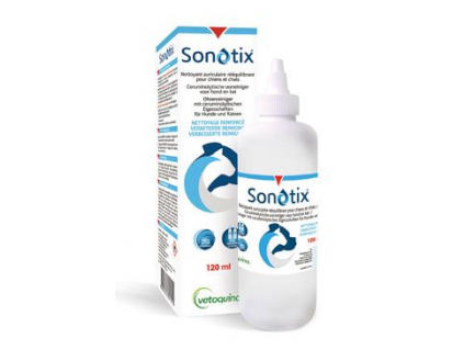 Sonotix 120ml z kategorie Chovatelské potřeby a krmiva pro psy > Hygiena a kosmetika psa > Oční a ušní péče psa