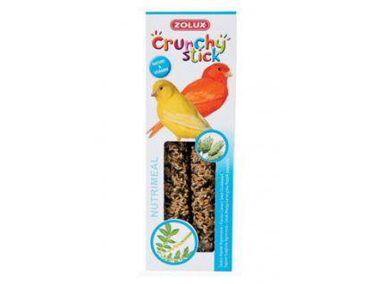 Crunchy Stick Canary Zrní/Řepík lékařský 2ks Zolux z kategorie Chovatelské potřeby pro ptáky a papoušky > Pamlsky pro papoušky