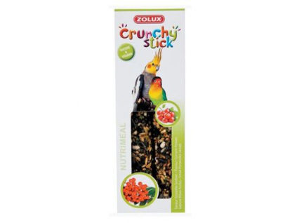 Crunchy Stick Large parakeet Rybíz/Jeřabiny 2ks Zolux z kategorie Chovatelské potřeby pro ptáky a papoušky > Pamlsky pro papoušky