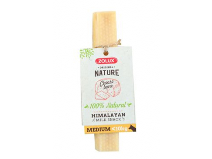 Zolux Pochoutka Cheese bone Medium pro psa 6-10kg z kategorie Chovatelské potřeby a krmiva pro psy > Pamlsky pro psy > Tyčinky, salámky pro psy