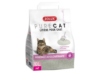 Podestýlka PURECAT antibacterial scent clump 10l Zolu z kategorie Chovatelské potřeby a krmiva pro kočky