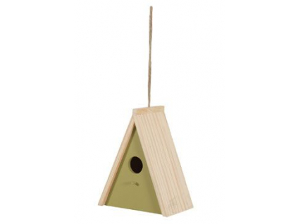 Budka hnízdící COUCOU N1 dřevěná zelená Zolux z kategorie Chovatelské potřeby pro ptáky a papoušky > Hnízdění > Budky pro ptactvo