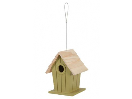Budka hnízdící COUCOU N3 dřevěná zelená Zolux z kategorie Chovatelské potřeby pro ptáky a papoušky > Hnízdění > Budky pro ptactvo