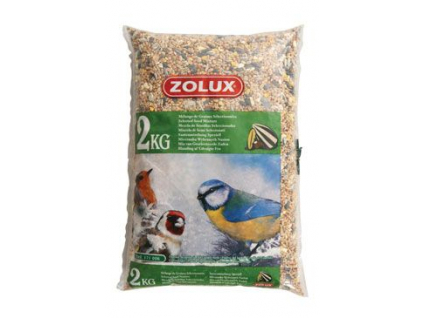 Krmivo pro venk. ptáky Mix vybraných semen 2kg Zolux z kategorie Chovatelské potřeby pro ptáky a papoušky > Krmivo pro papoušky