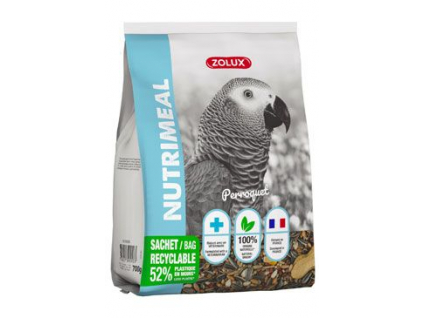 Krmivo pro velké papoušky NUTRIMEAL 700g Zolux z kategorie Chovatelské potřeby pro ptáky a papoušky > Krmivo pro papoušky