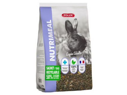 Krmivo pro králíky Adult NUTRIMEAL mix 2,5kg Zolux z kategorie Chovatelské potřeby a krmiva pro hlodavce a malá zvířata > Krmiva pro hlodavce a malá zvířata