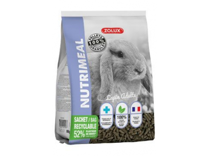 Krmivo pro králíky Adult NUTRIMEAL 800g Zolux z kategorie Chovatelské potřeby a krmiva pro hlodavce a malá zvířata > Krmiva pro hlodavce a malá zvířata