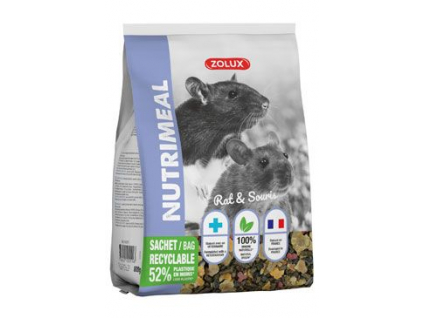 Krmivo pro krysy a myši NUTRIMEAL 800g Zolux z kategorie Chovatelské potřeby a krmiva pro hlodavce a malá zvířata > Krmiva pro hlodavce a malá zvířata