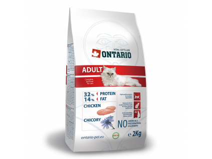 ONTARIO Cat Adult Chicken 2 kg z kategorie Chovatelské potřeby a krmiva pro kočky > Krmivo a pamlsky pro kočky > Granule pro kočky