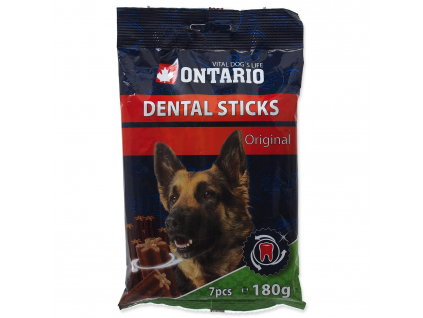 Dental Stick ONTARIO Dog Original 180 g z kategorie Chovatelské potřeby a krmiva pro psy