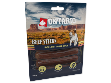 Snack ONTARIO Dog Rawhide Stick 7,5 cm z kategorie Chovatelské potřeby a krmiva pro psy > Pamlsky pro psy > Tyčinky, salámky pro psy