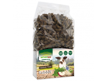 Krmivo NATURE LAND Complete pro králíky a zakrslé králíky MONO 900 g z kategorie Chovatelské potřeby a krmiva pro hlodavce a malá zvířata > Krmiva pro hlodavce a malá zvířata