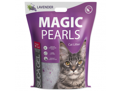 Kočkolit MAGIC PEARLS Lavender 16 l z kategorie Chovatelské potřeby a krmiva pro kočky > Toalety, steliva pro kočky > Steliva kočkolity pro kočky