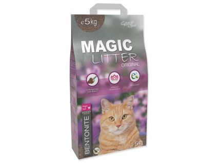 Kočkolit MAGIC LITTER Bentonite Original Flowers 5 kg z kategorie Chovatelské potřeby a krmiva pro kočky > Toalety, steliva pro kočky > Steliva kočkolity pro kočky