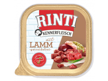 Vanička RINTI Kennerfleisch jehně + hnědá rýže 300 g z kategorie Chovatelské potřeby a krmiva pro psy > Krmiva pro psy > Vaničky, paštiky pro psy
