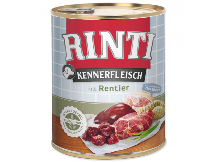 Konzerva RINTI Kennerfleisch sob 800 g z kategorie Chovatelské potřeby a krmiva pro psy > Krmiva pro psy > Konzervy pro psy