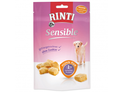 Pochoutka RINTI Extra Sensible kuře "freeze-dried" 120 g z kategorie Chovatelské potřeby a krmiva pro psy > Pamlsky pro psy > Pamlsky sušené mrazem pro psy