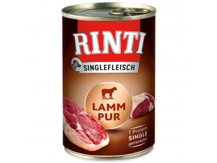 Konzerva RINTI Sensible PUR jehně 400 g z kategorie Chovatelské potřeby a krmiva pro psy > Krmiva pro psy > Konzervy pro psy