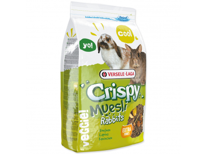 VERSELE-LAGA Crispy Müsli pro králíky 1 kg z kategorie Chovatelské potřeby a krmiva pro hlodavce a malá zvířata > Krmiva pro hlodavce a malá zvířata