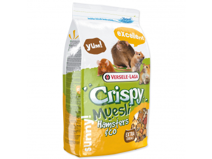 VERSELE-LAGA Crispy Müsli pro křečky 1 kg z kategorie Chovatelské potřeby a krmiva pro hlodavce a malá zvířata > Krmiva pro hlodavce a malá zvířata