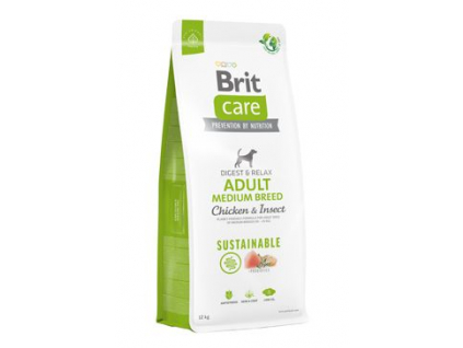 Brit Care Dog Sustainable Adult Medium Breed 12kg z kategorie Chovatelské potřeby a krmiva pro psy > Krmiva pro psy > Granule pro psy