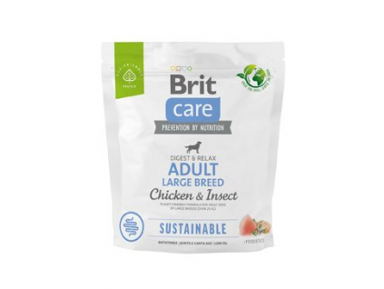 Brit Care Dog Sustainable Adult Large Breed 1kg z kategorie Chovatelské potřeby a krmiva pro psy > Krmiva pro psy > Granule pro psy