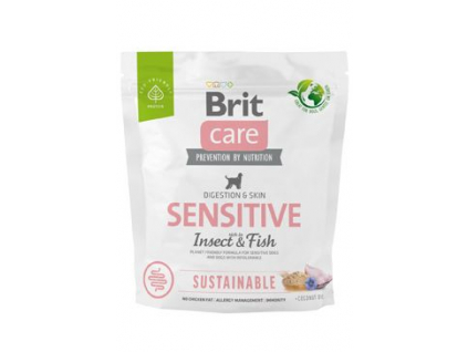 Brit Care Dog Sustainable Sensitive 1kg z kategorie Chovatelské potřeby a krmiva pro psy > Krmiva pro psy > Granule pro psy