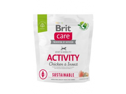 Brit Care Dog Sustainable Activity 1kg z kategorie Chovatelské potřeby a krmiva pro psy > Krmiva pro psy > Granule pro psy