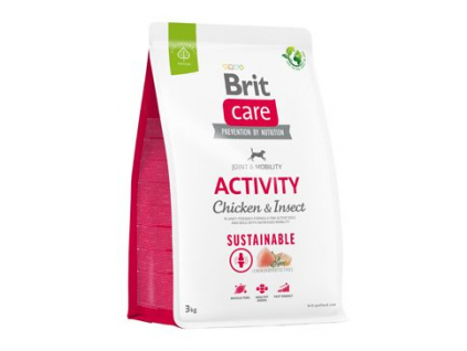 Brit Care Dog Sustainable Activity 3kg z kategorie Chovatelské potřeby a krmiva pro psy > Krmiva pro psy > Granule pro psy