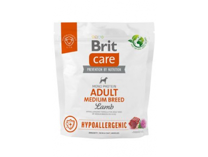 Brit Care Dog Hypoallergenic Adult Medium Breed 1kg z kategorie Chovatelské potřeby a krmiva pro psy > Krmiva pro psy > Granule pro psy